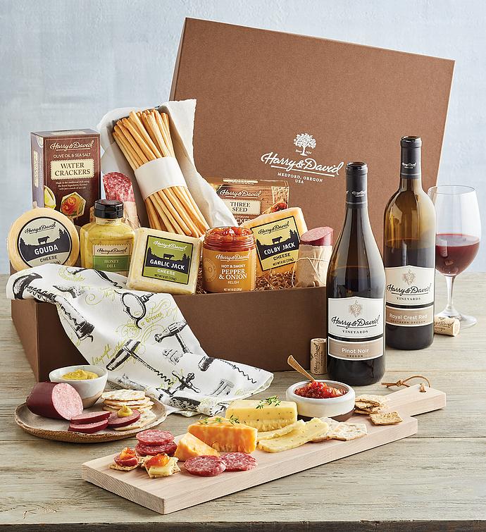 Meat, Cheese, and Wine Gift Box Harry & David